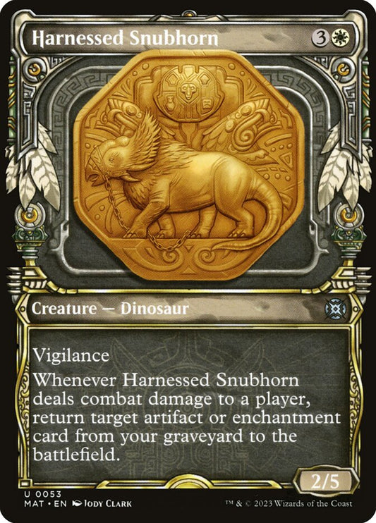 Harnessed Snubhorn front