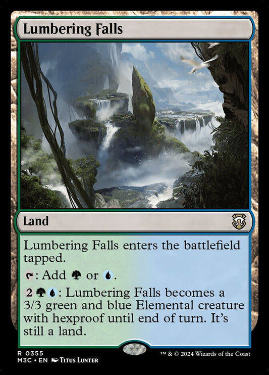 Lumbering Falls front