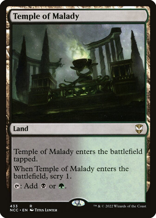Temple of Malady front