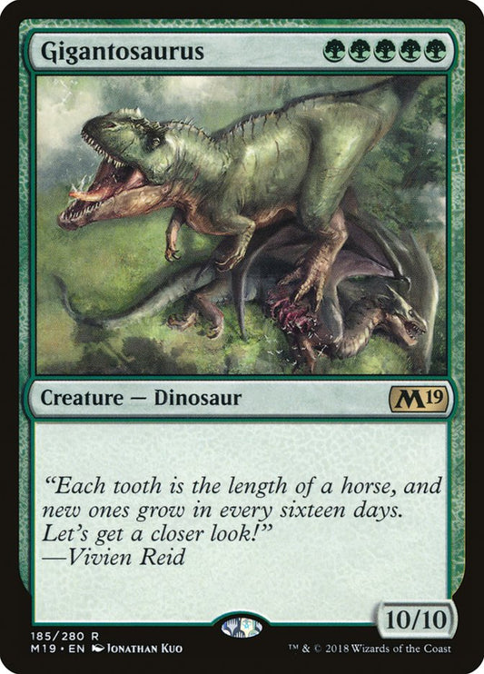 Gigantosaurus front