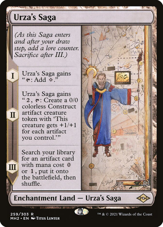 Urza's Saga front