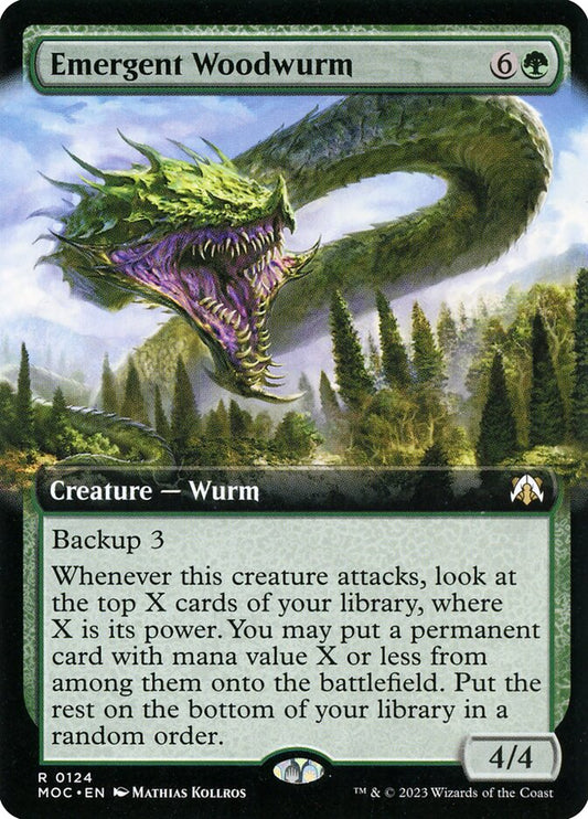 Emergent Woodwurm front