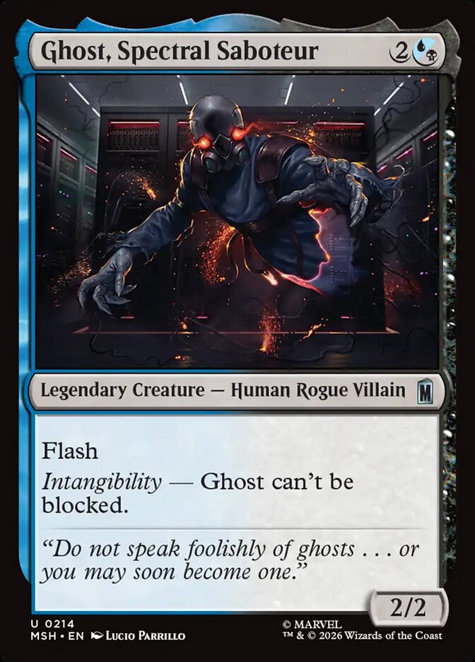 Ghost, Spectral Saboteur front