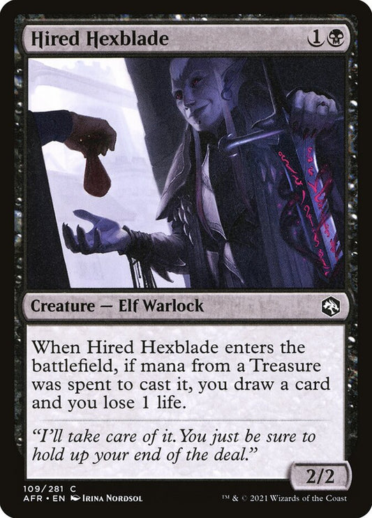 Hired Hexblade front