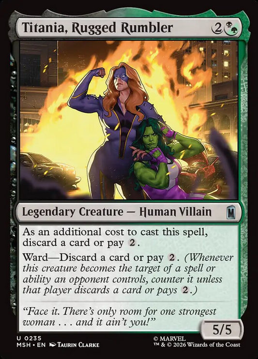 Titania, Rugged Rumbler front