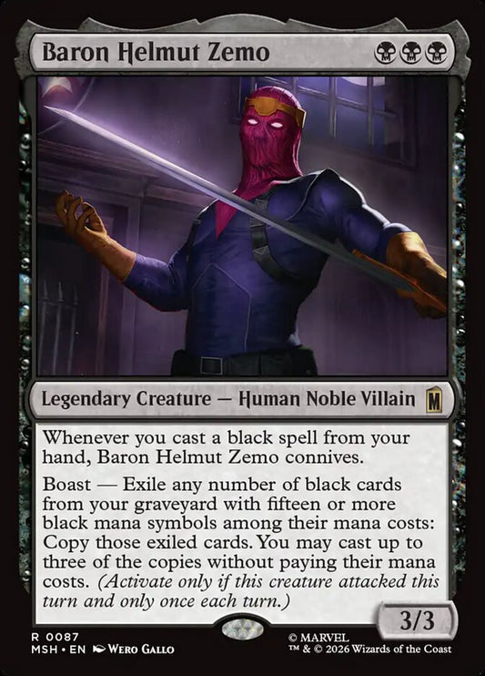 Baron Helmut Zemo front