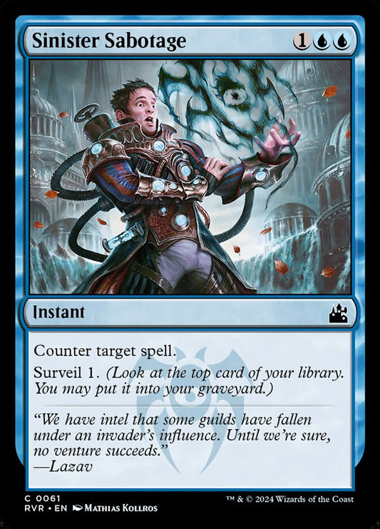 Sinister Sabotage front