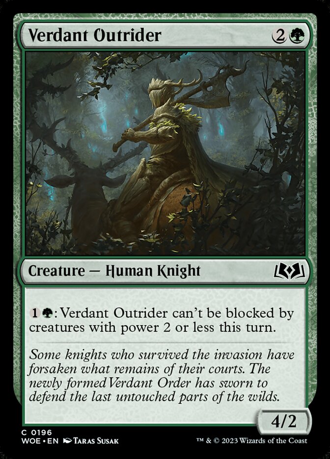 Verdant Outrider front