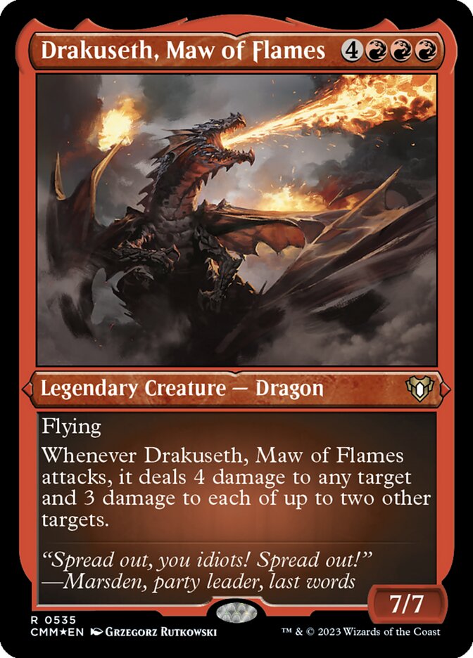 Drakuseth, Maw of Flames front