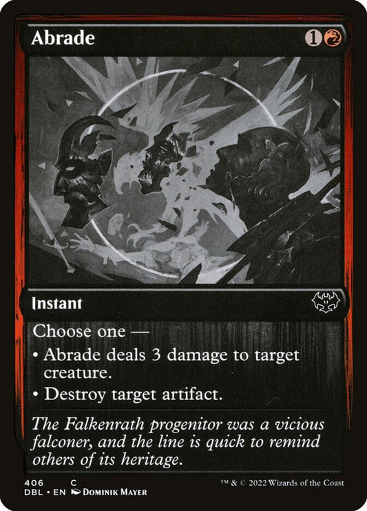 Abrade front