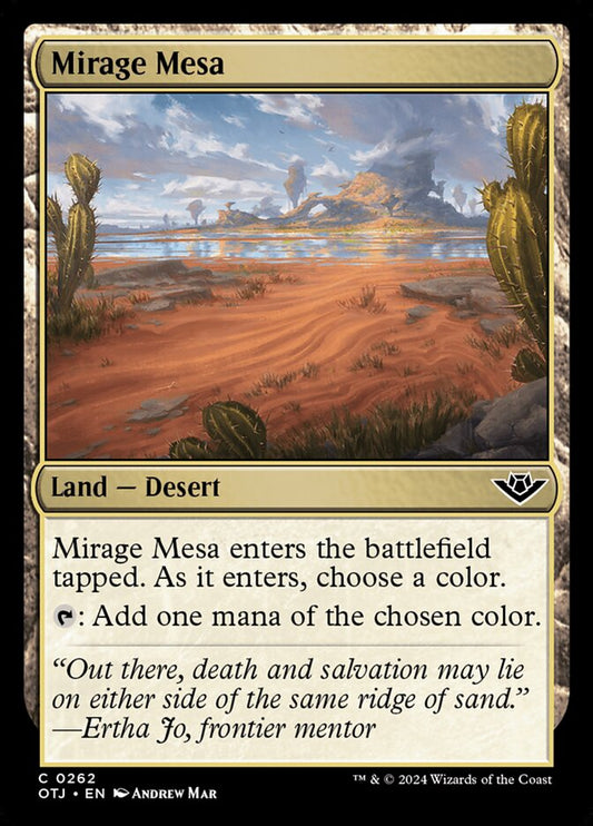 Mirage Mesa front