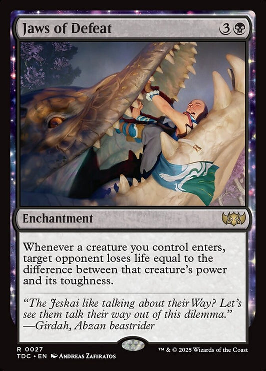 Jaws of Defeat front