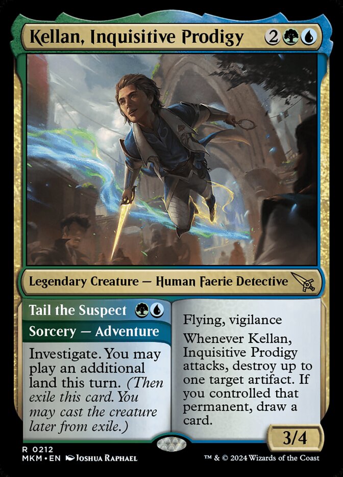 Kellan, Inquisitive Prodigy // Tail the Suspect back