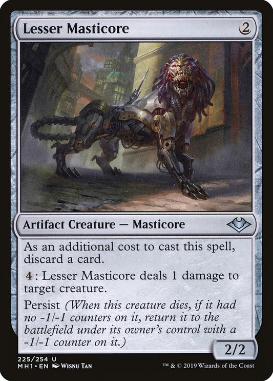 Lesser Masticore front