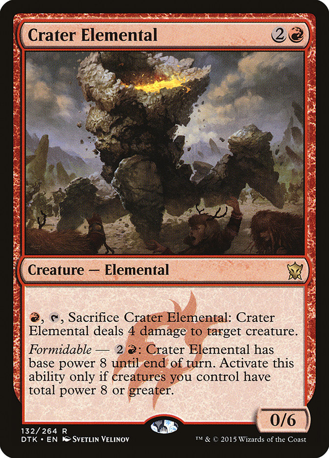 Crater Elemental front