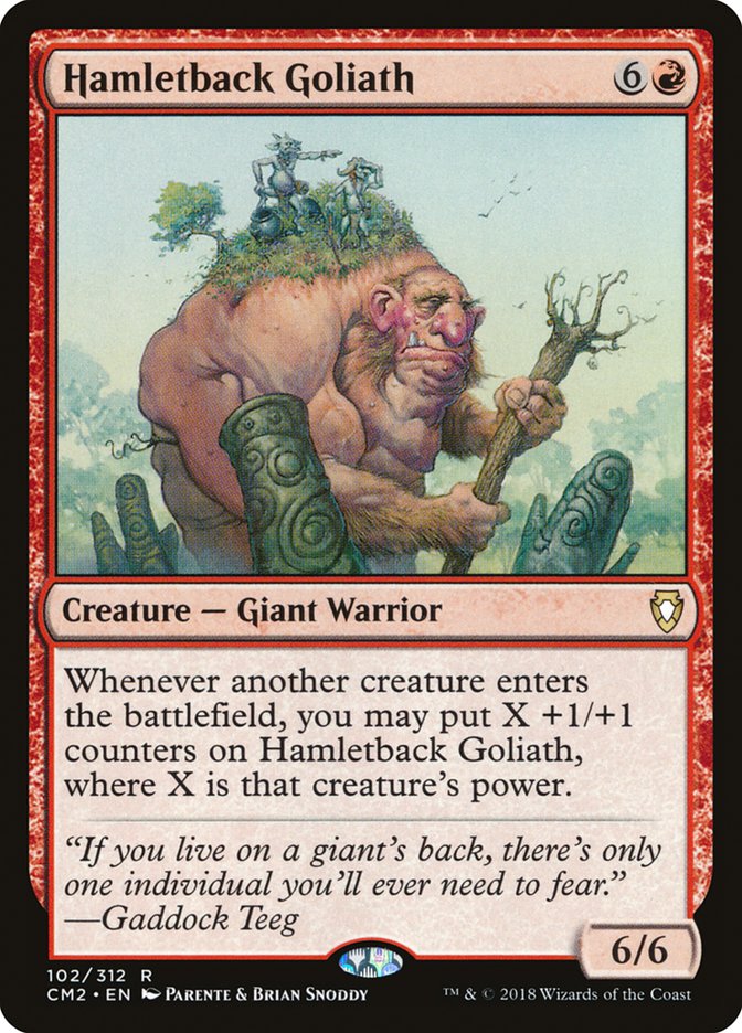 Hamletback Goliath front
