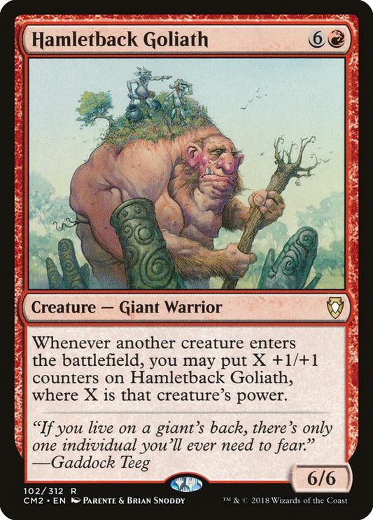 Hamletback Goliath front