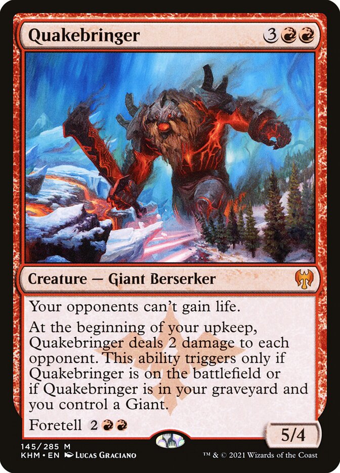 Quakebringer front