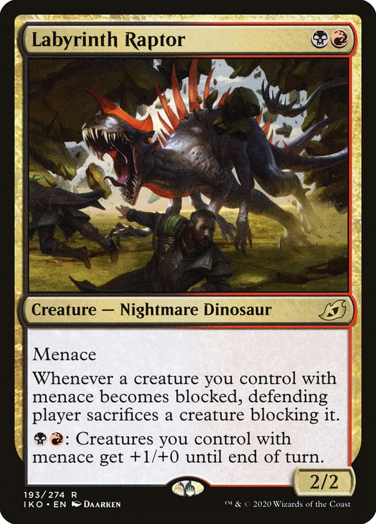 Labyrinth Raptor front