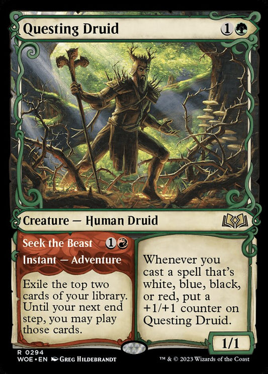 Questing Druid // Seek the Beast front