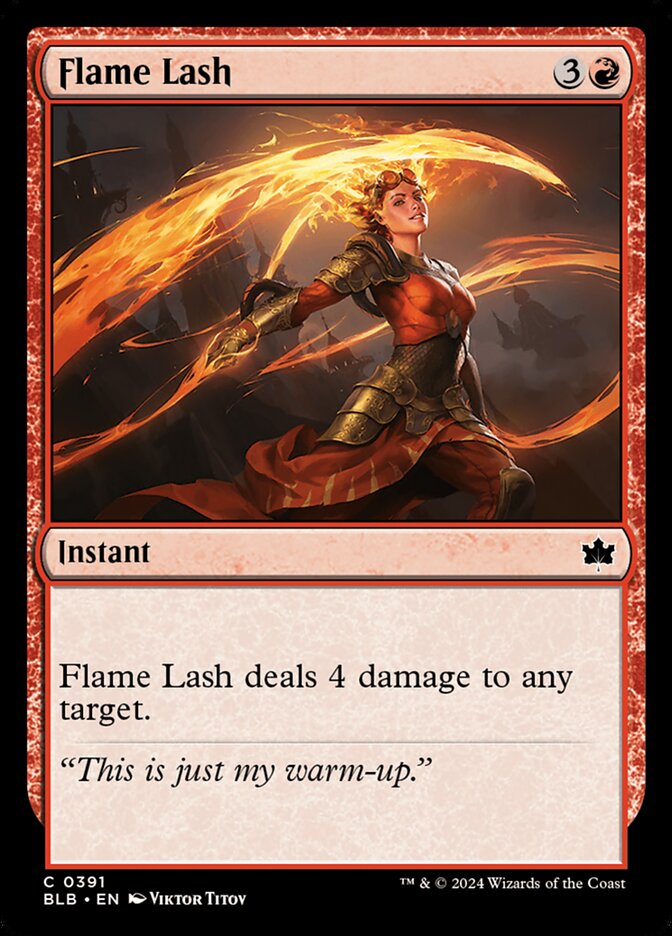 Flame Lash front