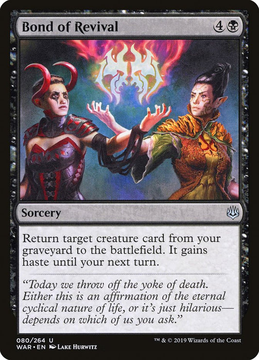 Bond of Revival front