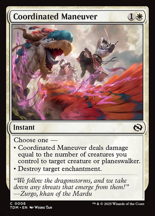 Coordinated Maneuver front