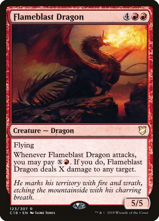 Flameblast Dragon front
