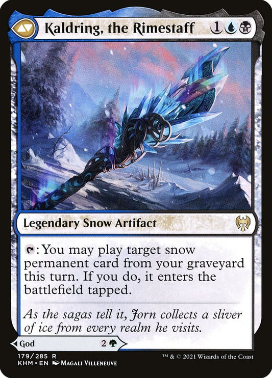 Jorn, God of Winter // Kaldring, the Rimestaff back