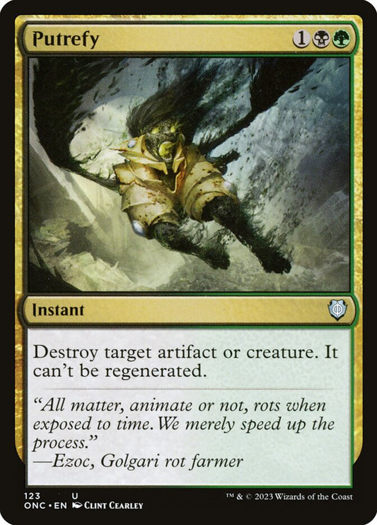 Putrefy front