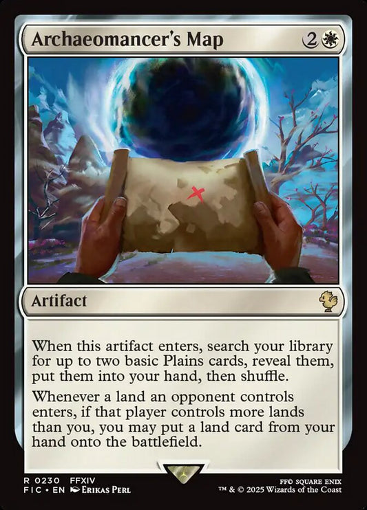 Archaeomancer's Map front