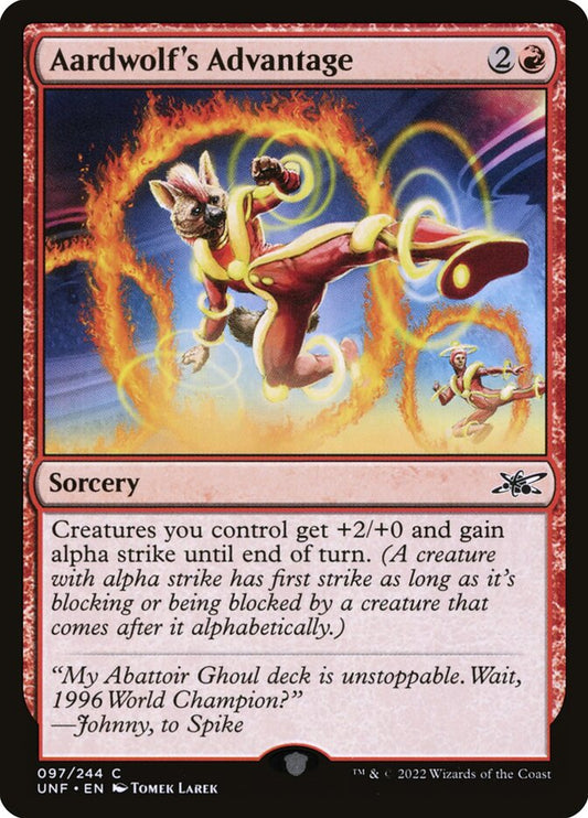 Aardwolf's Advantage front