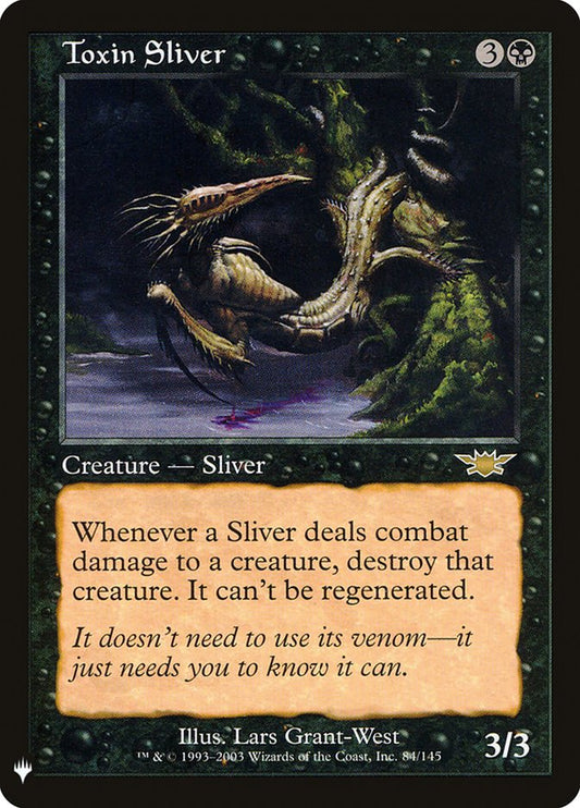Toxin Sliver front