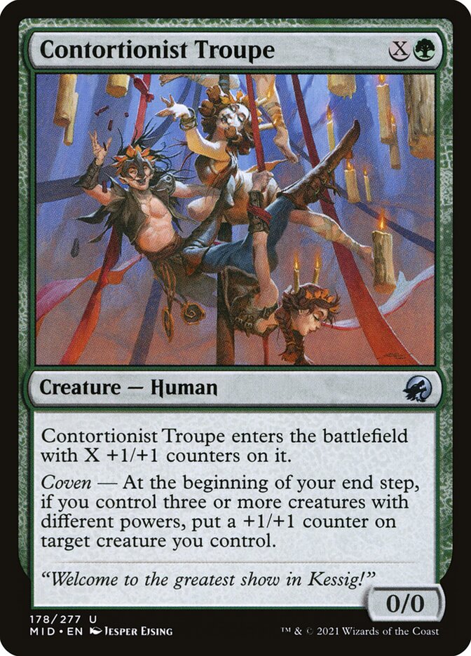 Contortionist Troupe front