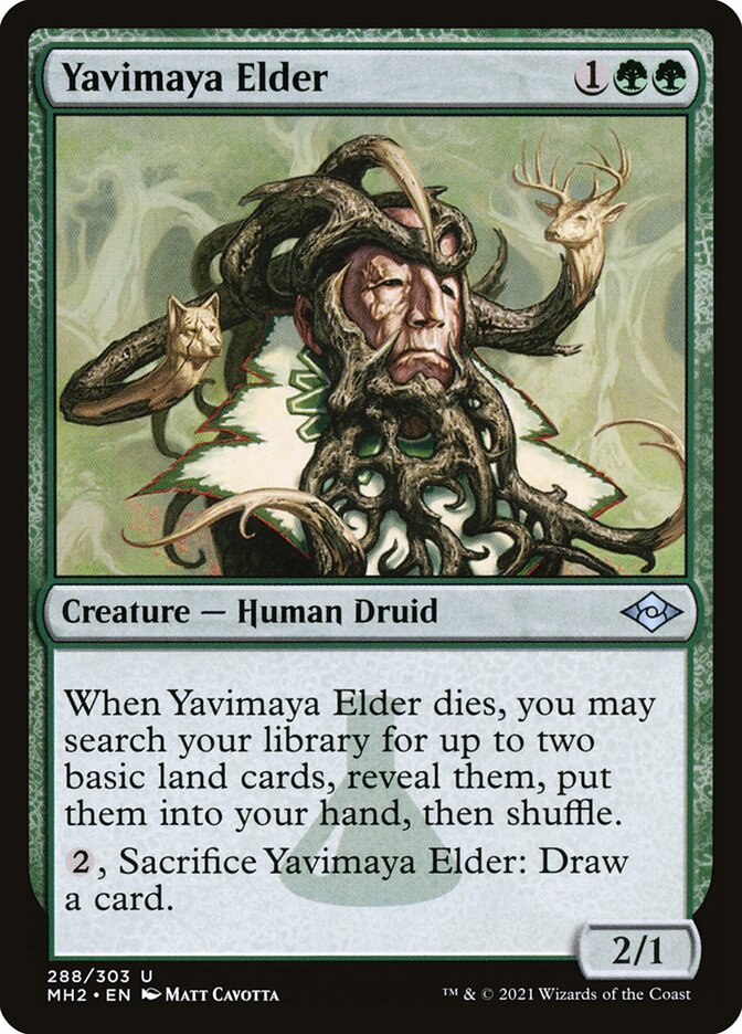 Yavimaya Elder front