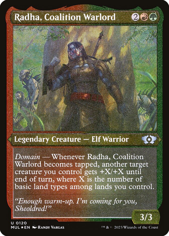 Radha, Coalition Warlord front