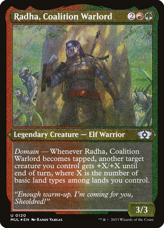 Radha, Coalition Warlord front
