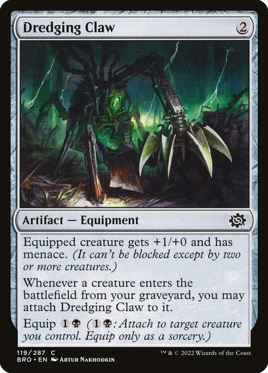 Dredging Claw front