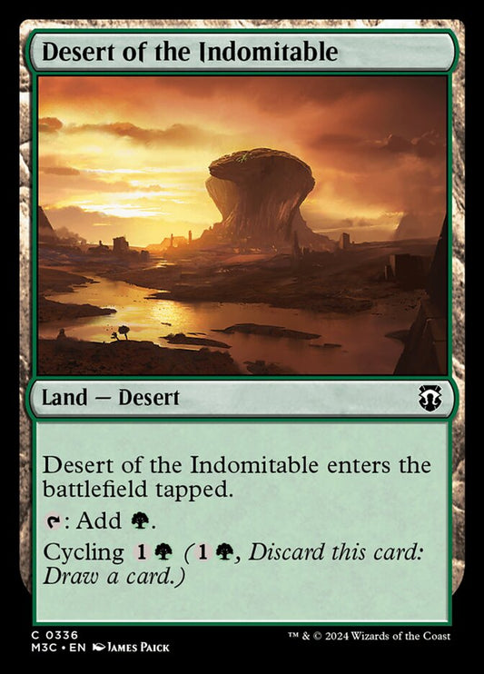 Desert of the Indomitable front