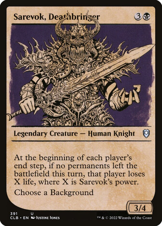 Sarevok, Deathbringer front