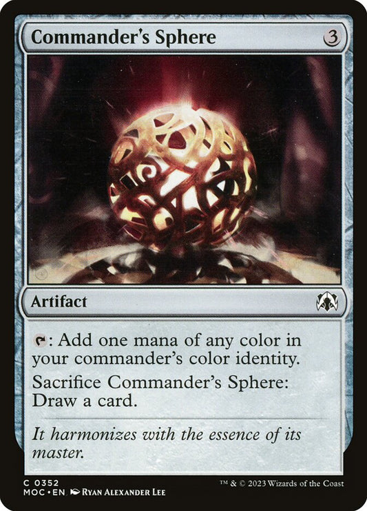 Commander's Sphere front