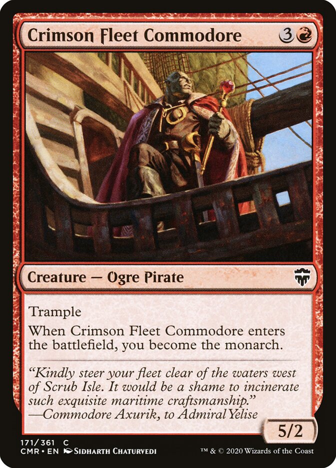 Crimson Fleet Commodore front