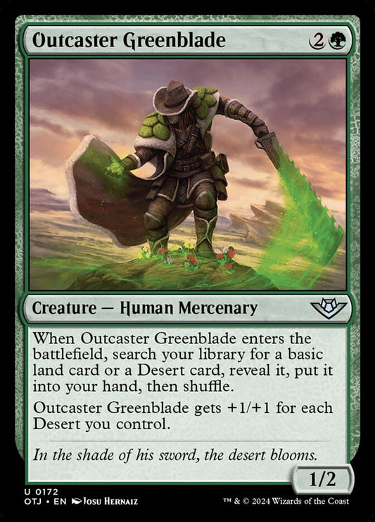 Outcaster Greenblade front