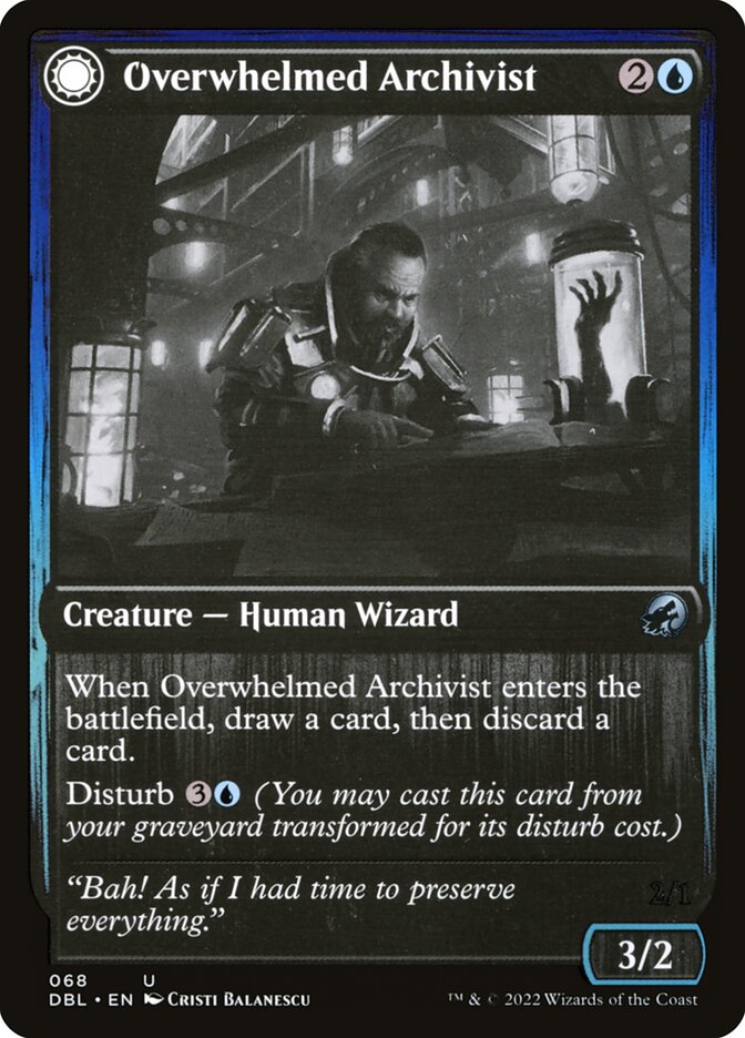 Overwhelmed Archivist // Archive Haunt front