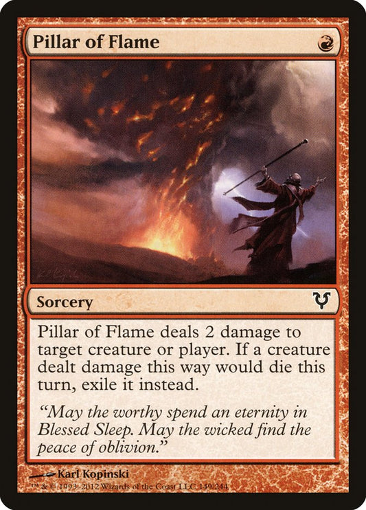 Pillar of Flame front
