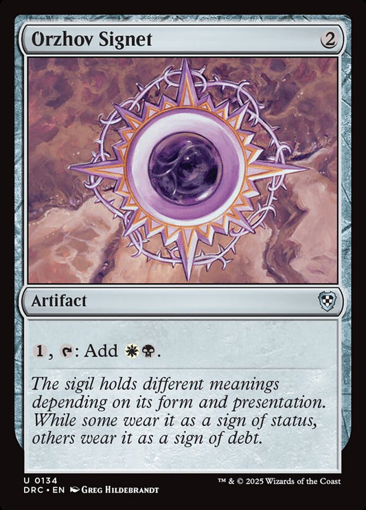 Orzhov Signet front