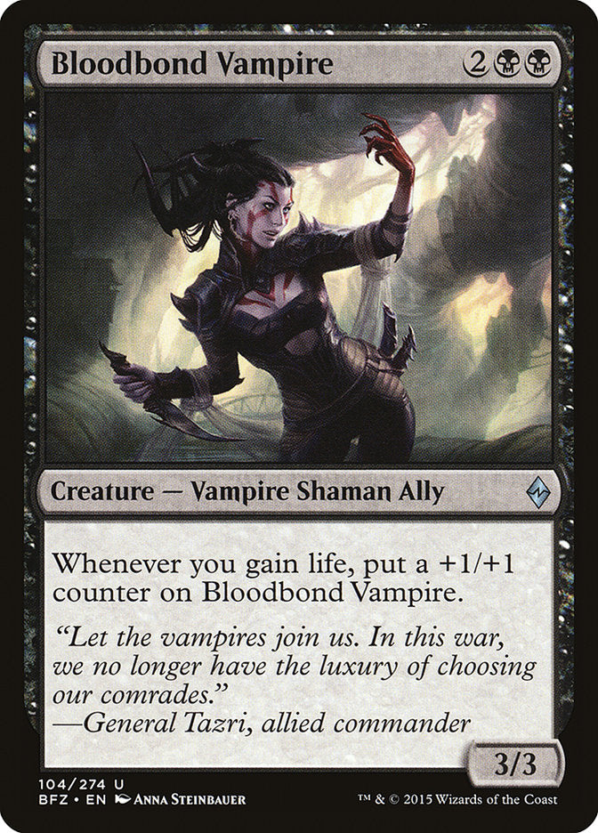Bloodbond Vampire front