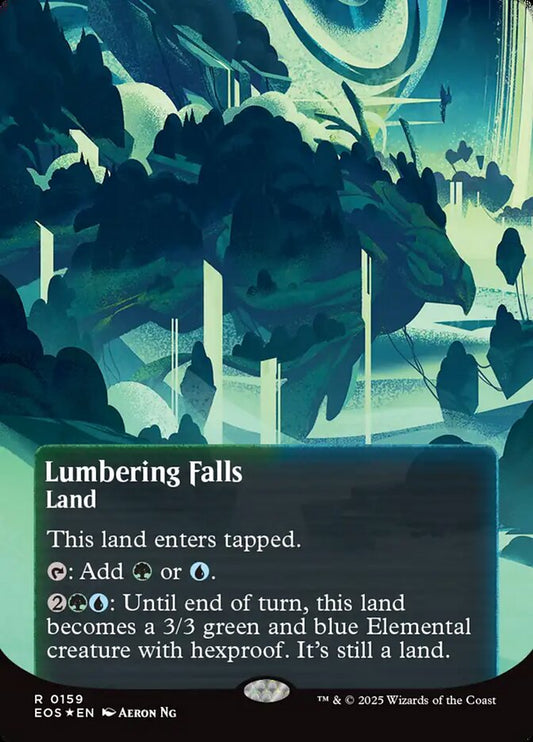 Lumbering Falls front
