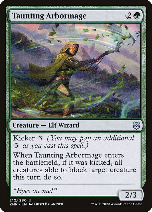 Taunting Arbormage front