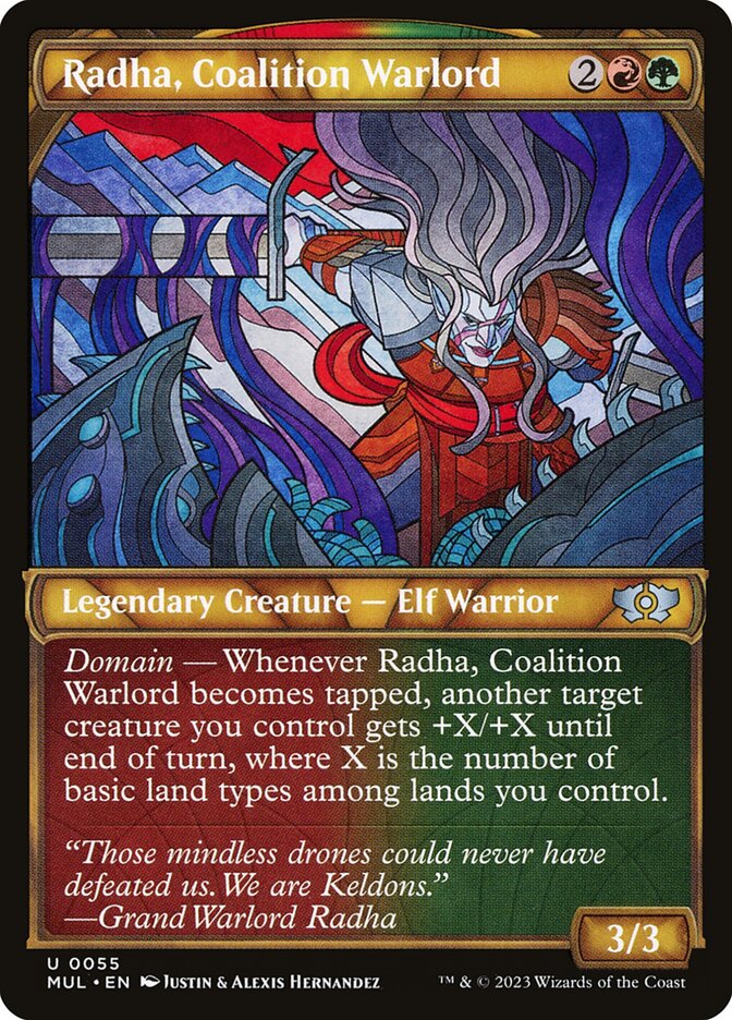 Radha, Coalition Warlord front